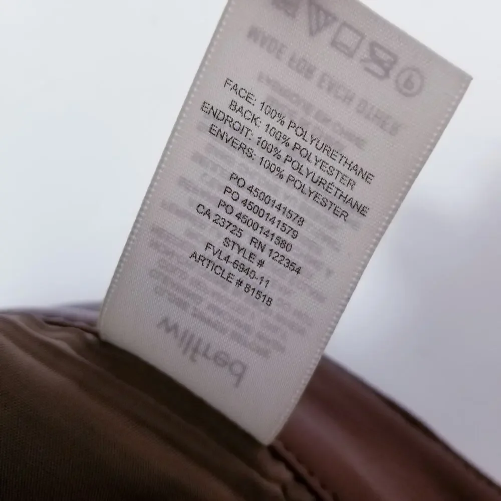 Aritzia Wilfred Soft Vegan Leather High Waisted Pants - Picture 11 of 13